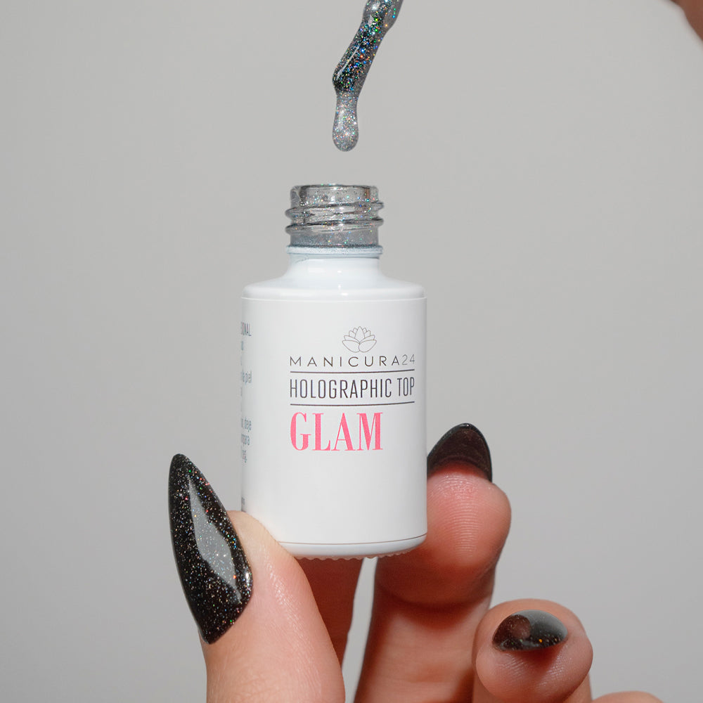 Holographic Top Glam