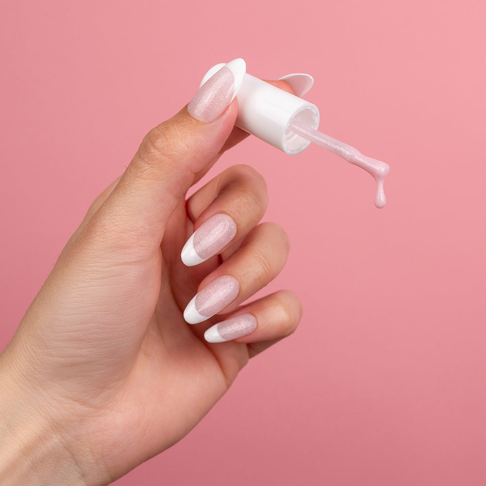 Builder Gel in a Bottle Holographic Pink