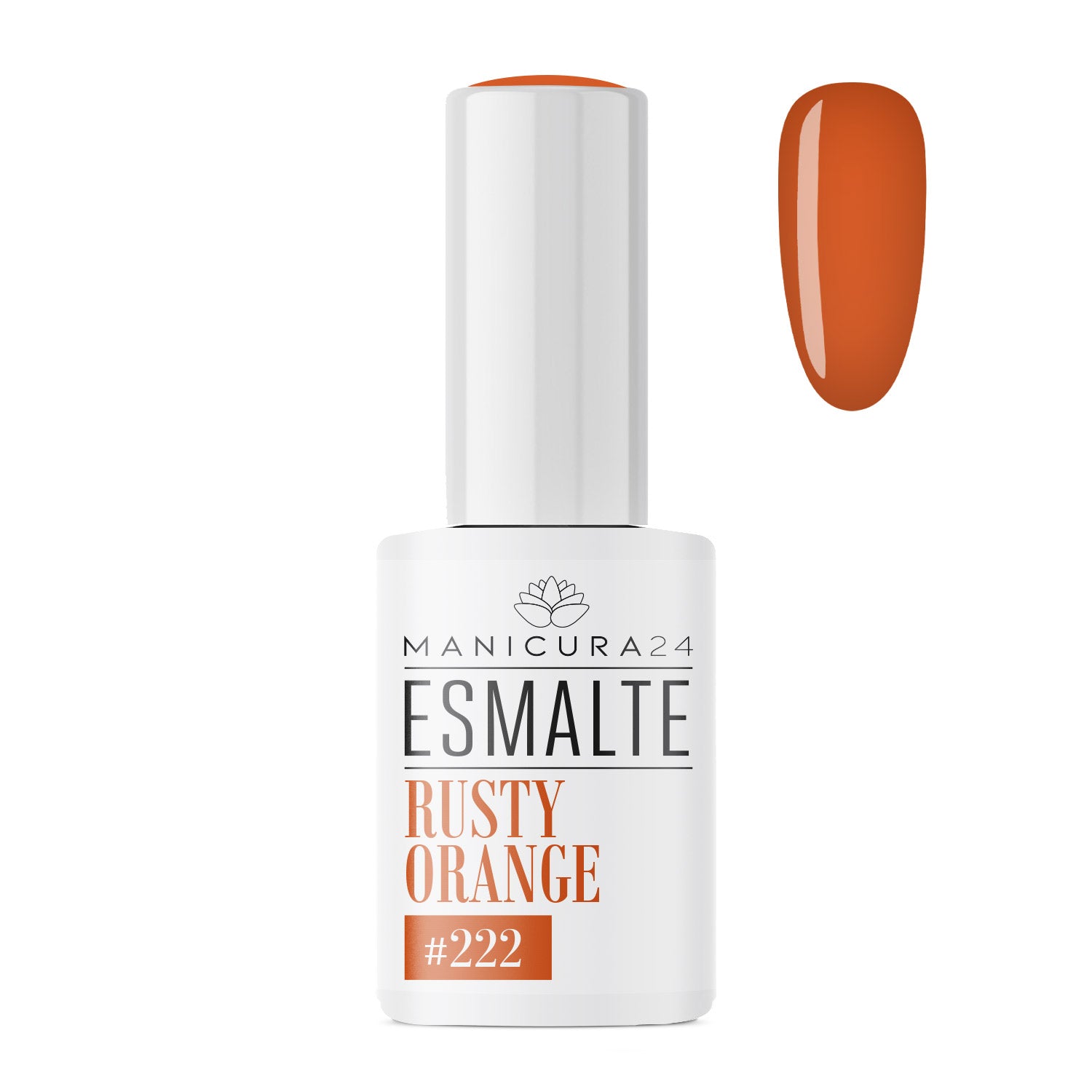 Esmalte semipermanente RUSTY ORANGE #222