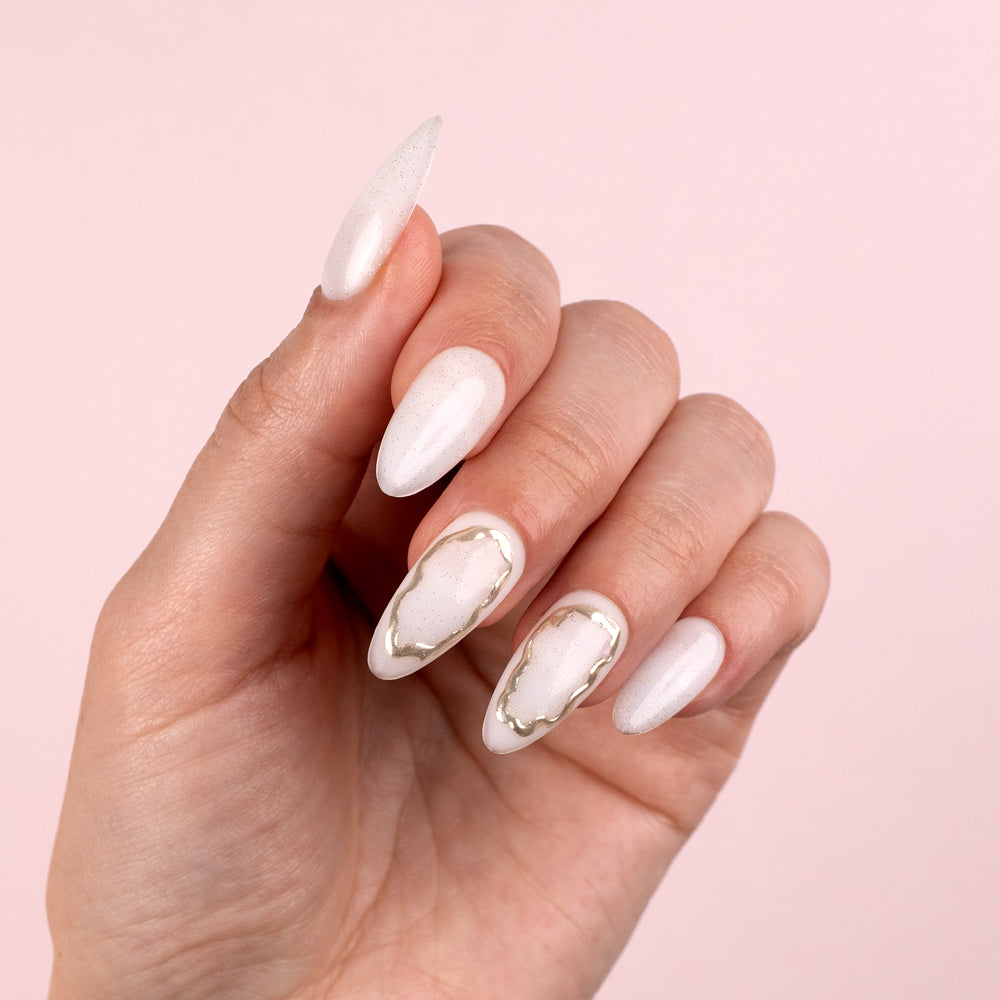 Top Coat Glitter Gold