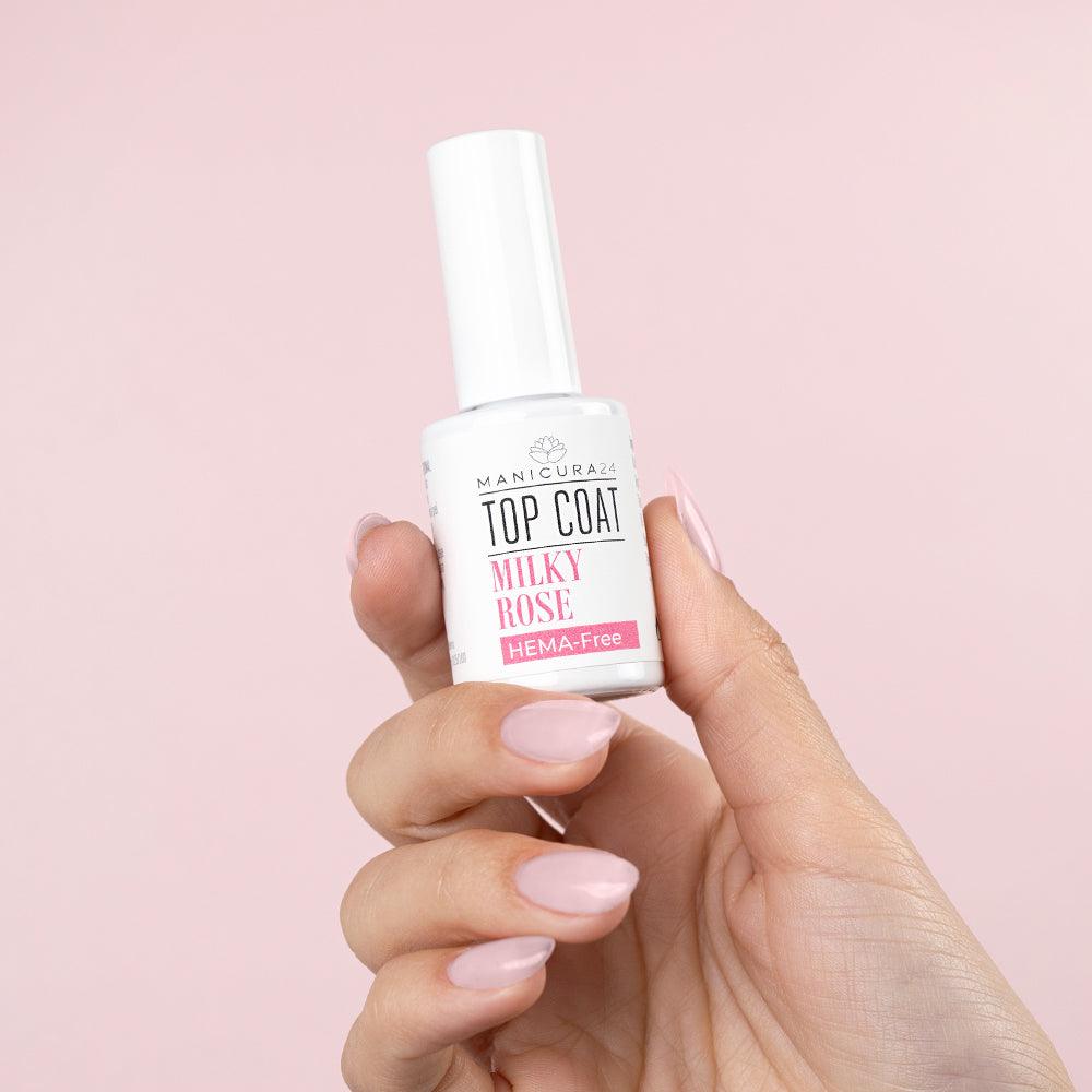 Top Coat Milky Rose HEMA-Free
