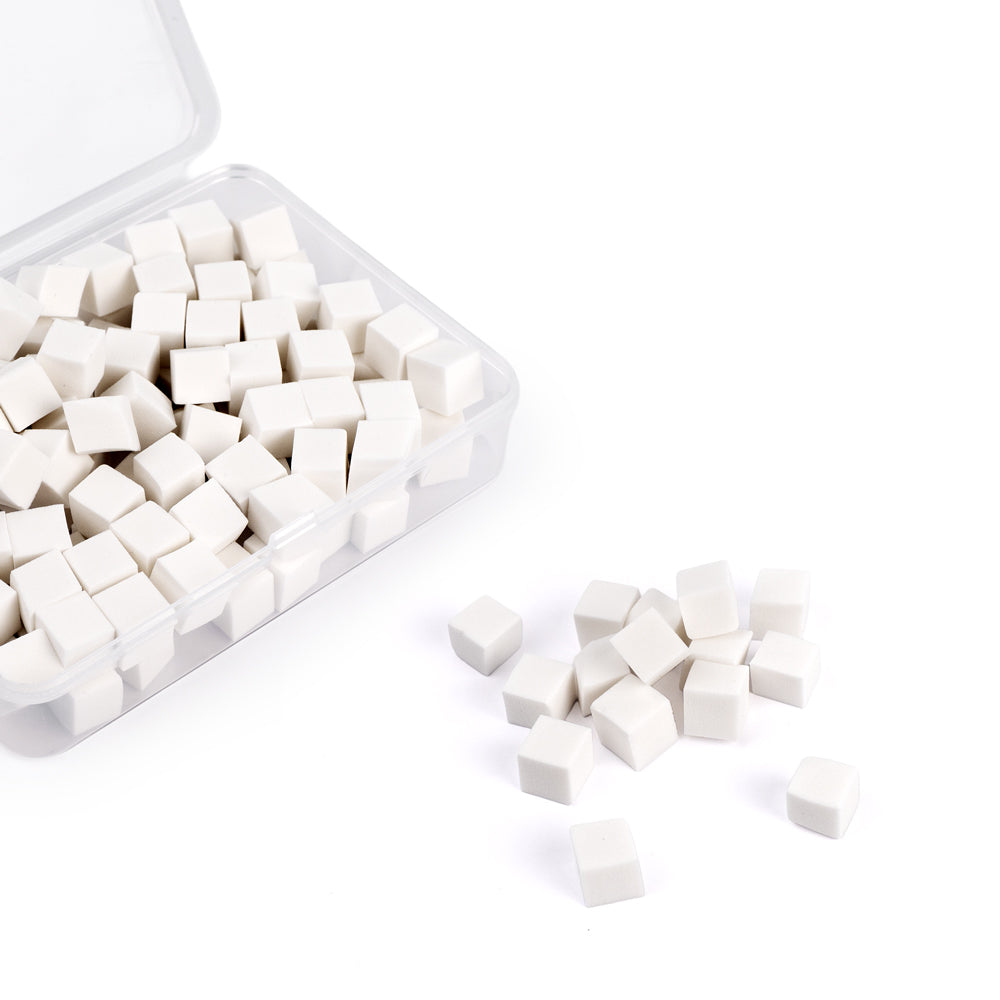 Ombré Nail Sponges White