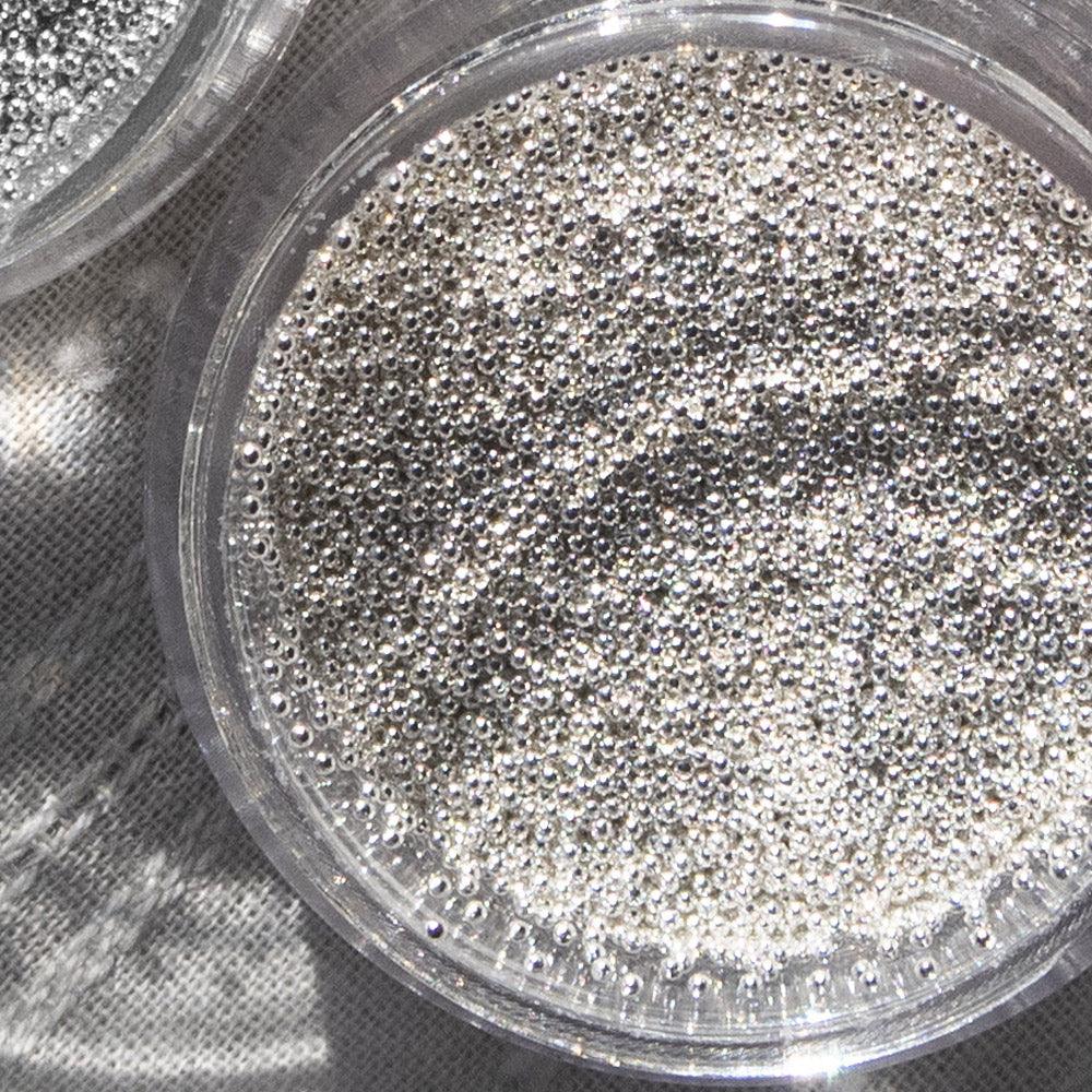 Micro bolitas metálicas - SILVER (0,6 mm)