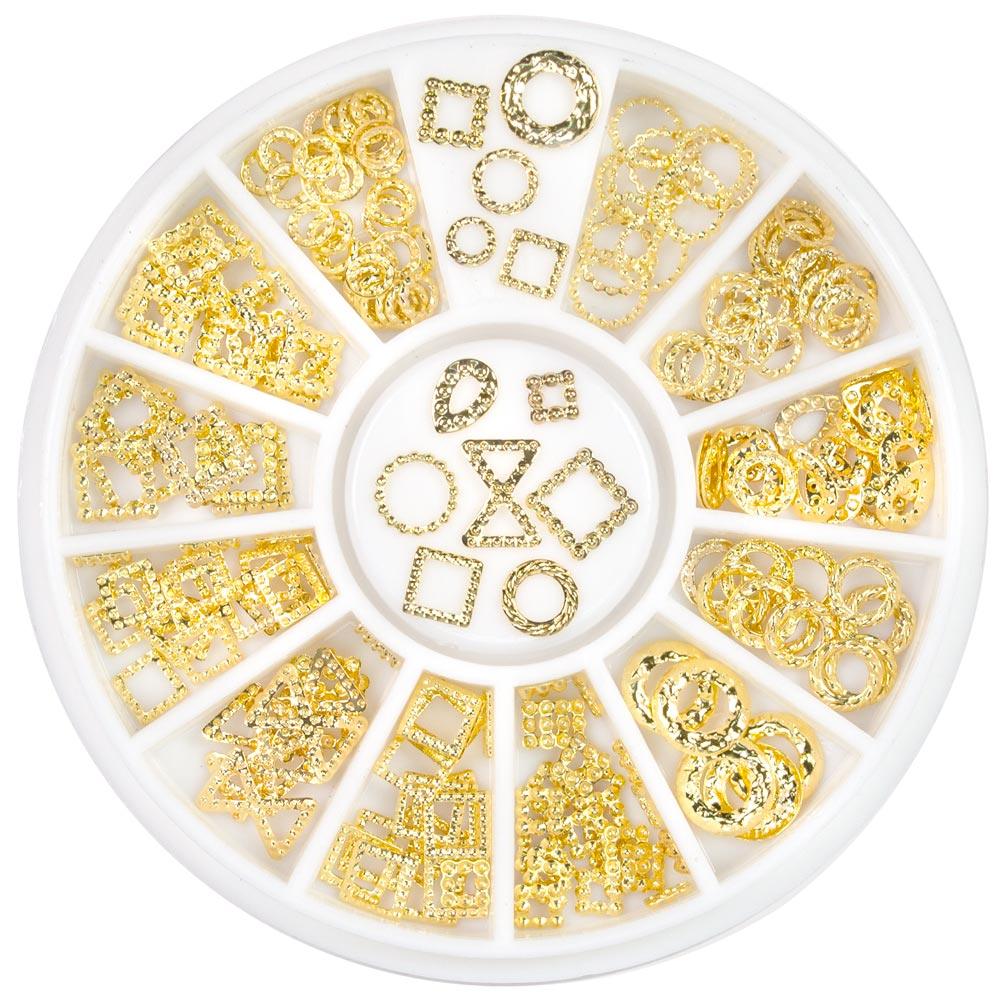 7 32 Rueda decoraciones nailart NUEVA