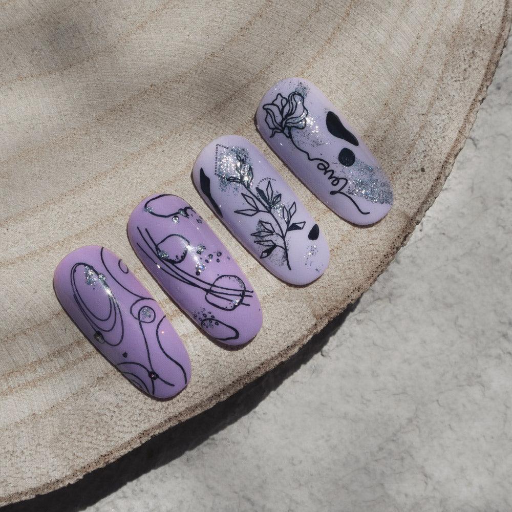 Esmalte Stamping - Black