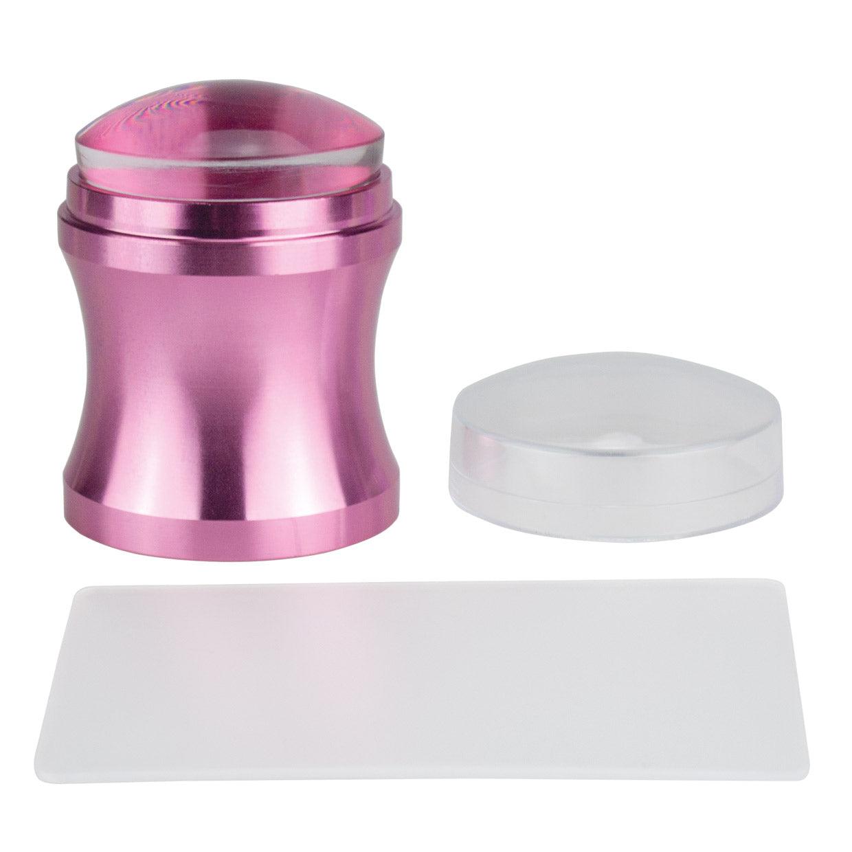 Sello con raspador - Rosa