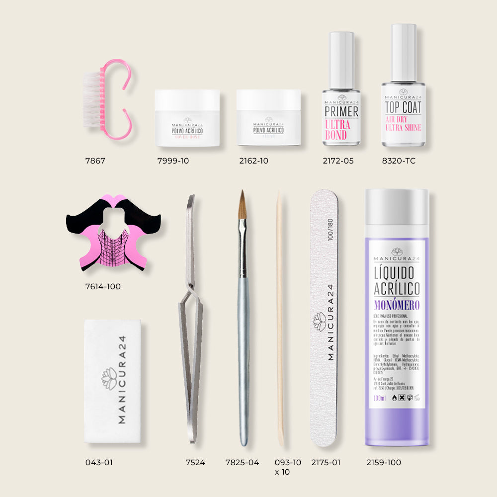 Kit de Acrílico con Moldes
