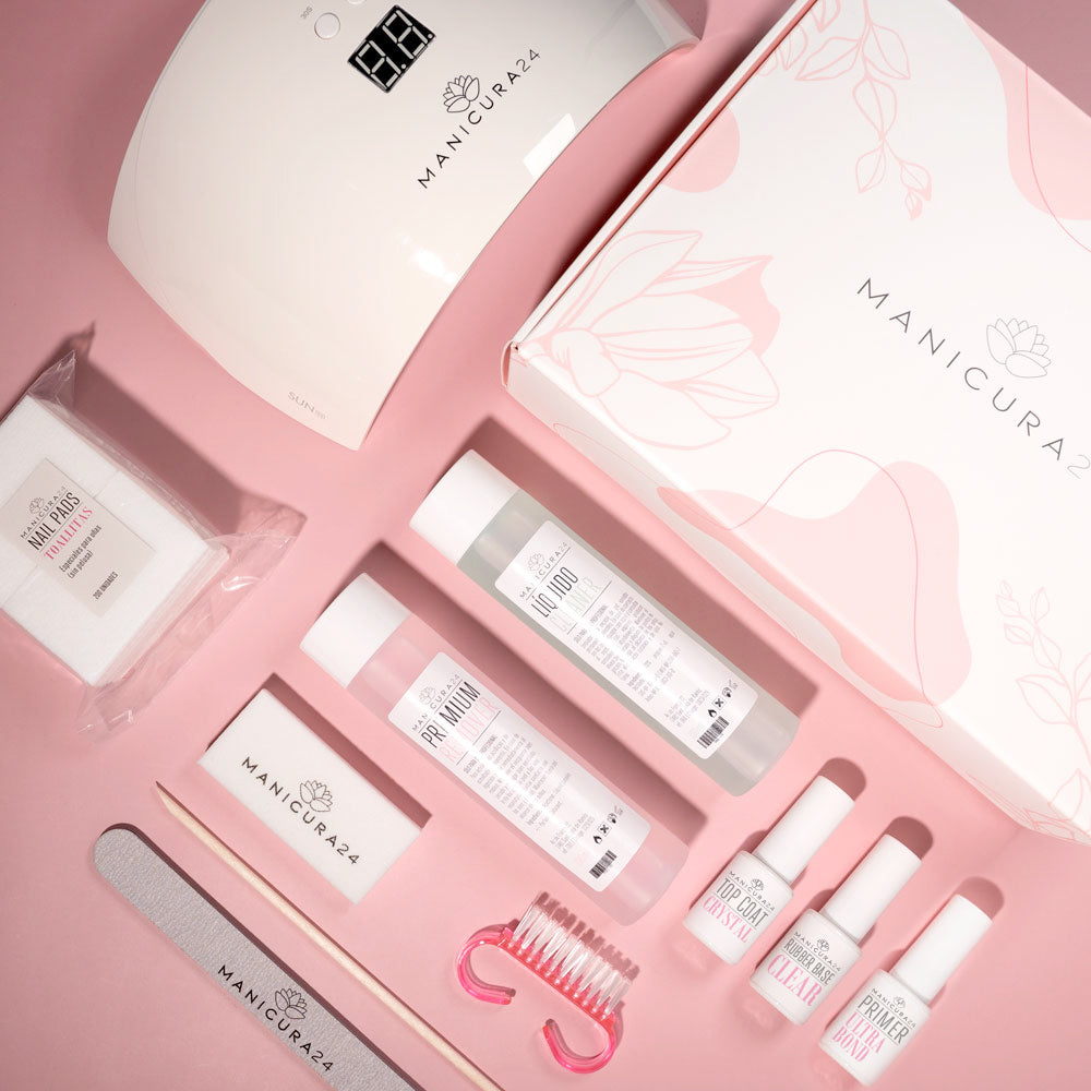 Kit de Esmalte Semipermanente con Lámpara 24W