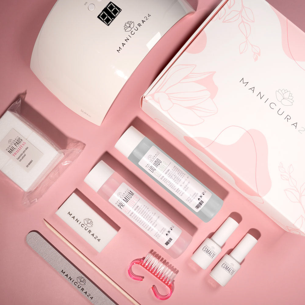 Kit principiante esmalte semipermanente - Lámpara 24W