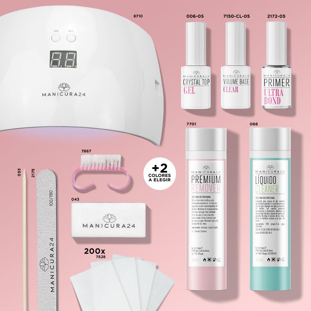 Kit principiante esmalte semipermanente - Lámpara 24W