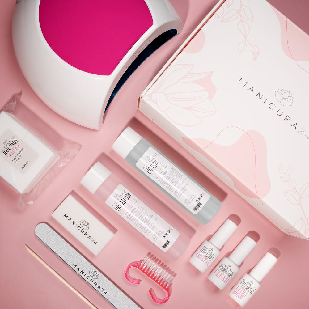 Kit de Esmalte Semipermanente con Lámpara 48W
