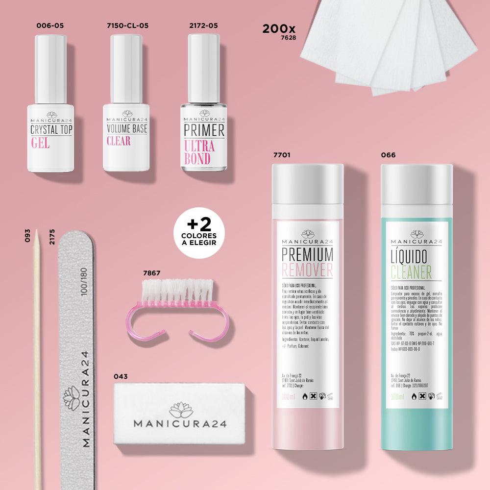 Kit esmalte semipermanente - sin lámpara