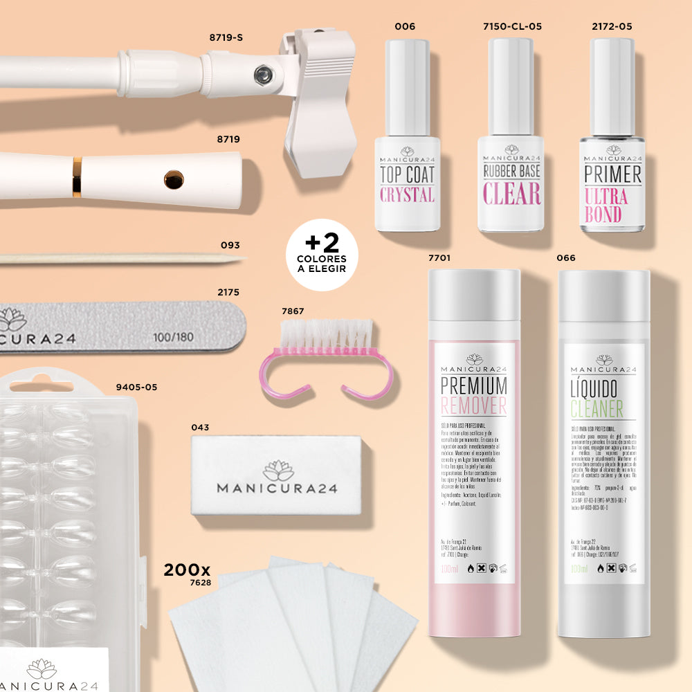 Kit principiante Soft gel - Lámpara 3W