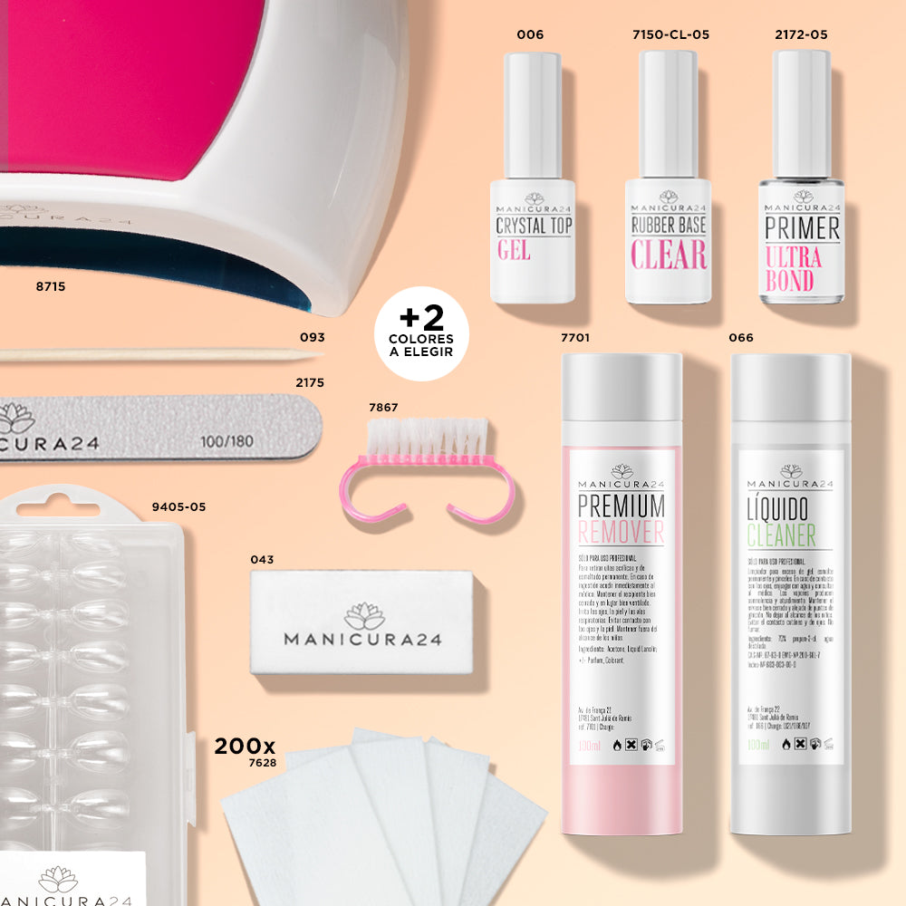 Kit profesional Soft gel - Lámpara 48W