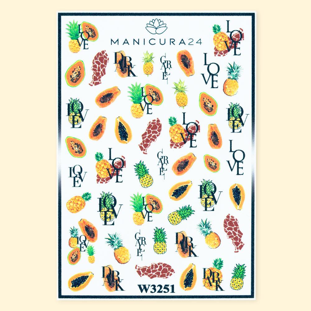 Pegatinas al agua - Tropical fruit