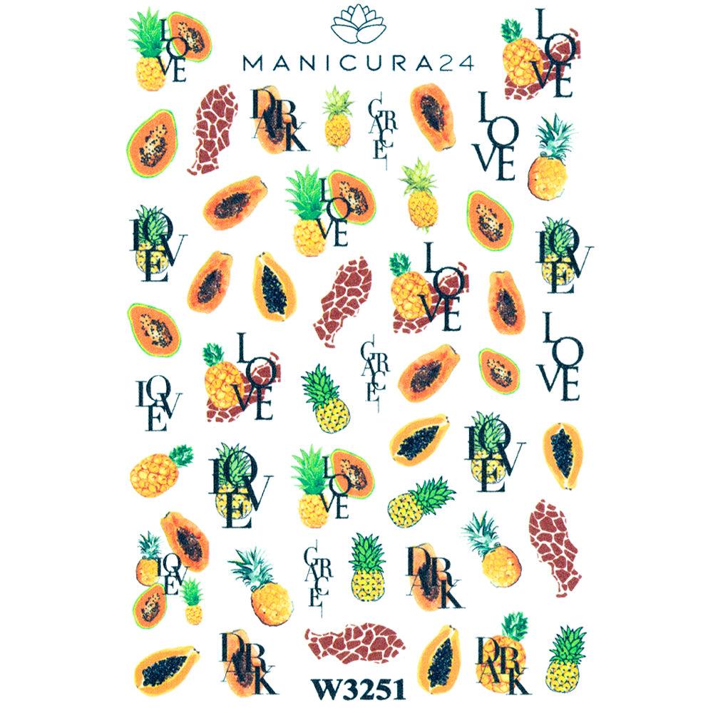 Pegatinas al agua - Tropical fruit