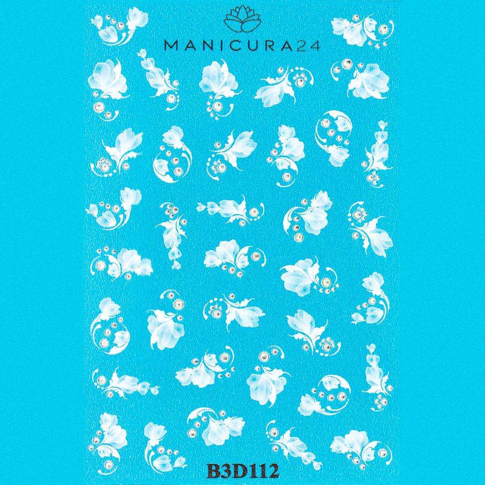 Pegatinas al agua - Diamond flower