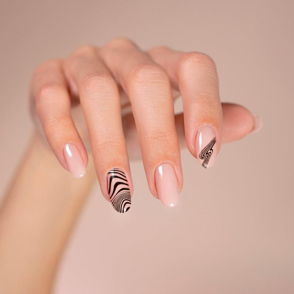 Pegatinas al agua - Black and gold