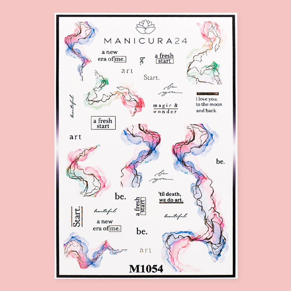 Pegatinas al agua - A Fresh Start