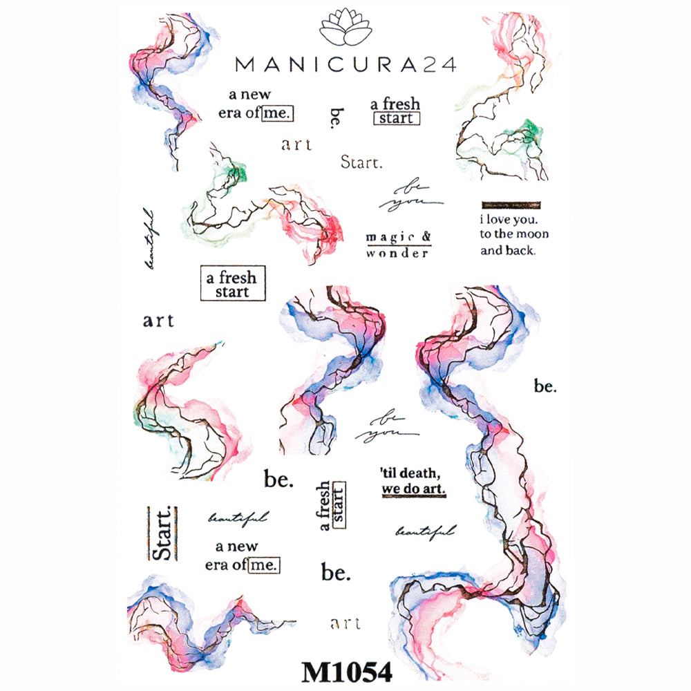 Pegatinas al agua - A Fresh Start