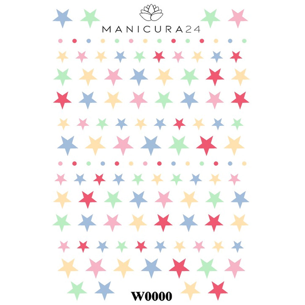 Pegatinas al Agua - Candy Stars