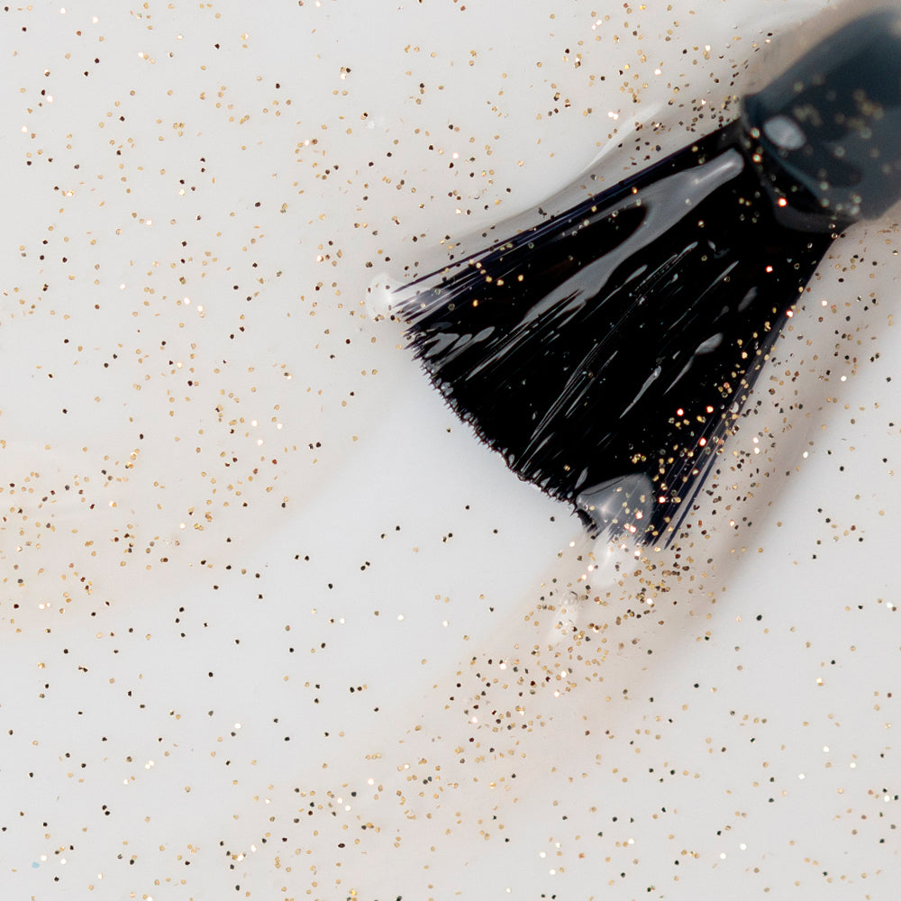 Top Coat Glitter Gold