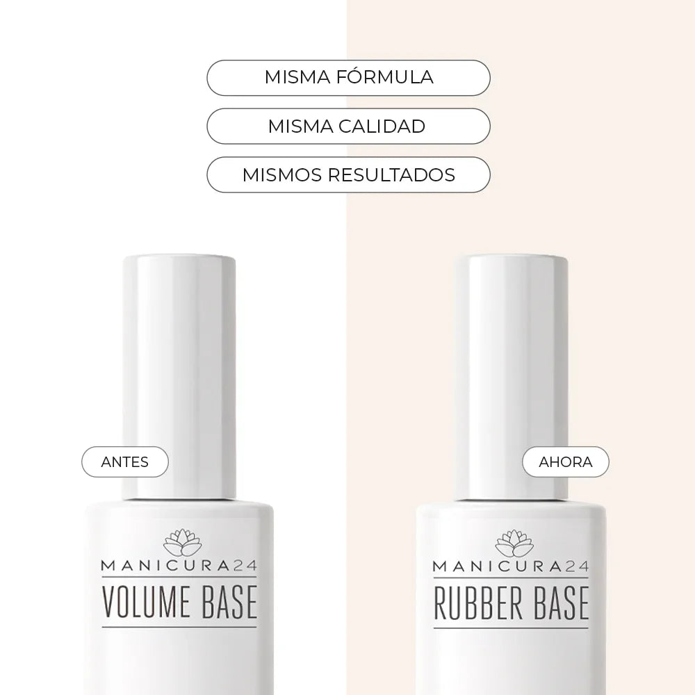 Base de uñas Volume Base y Rubber Base de Manicura24, misma fórmula y calidad