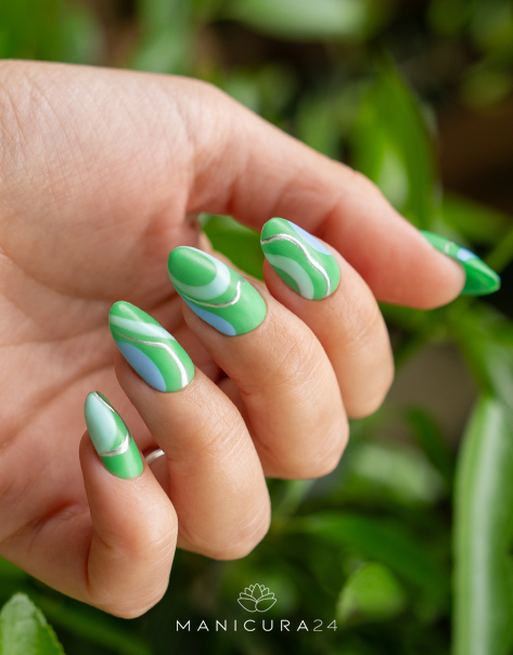 uñas verdes primavera