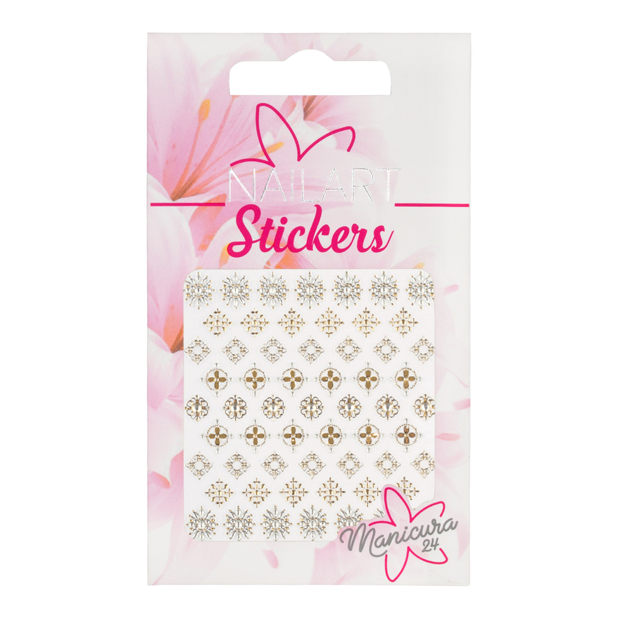 Nailart Jewel Stickers nr 07: pegatinas autoadhesivas para manicura