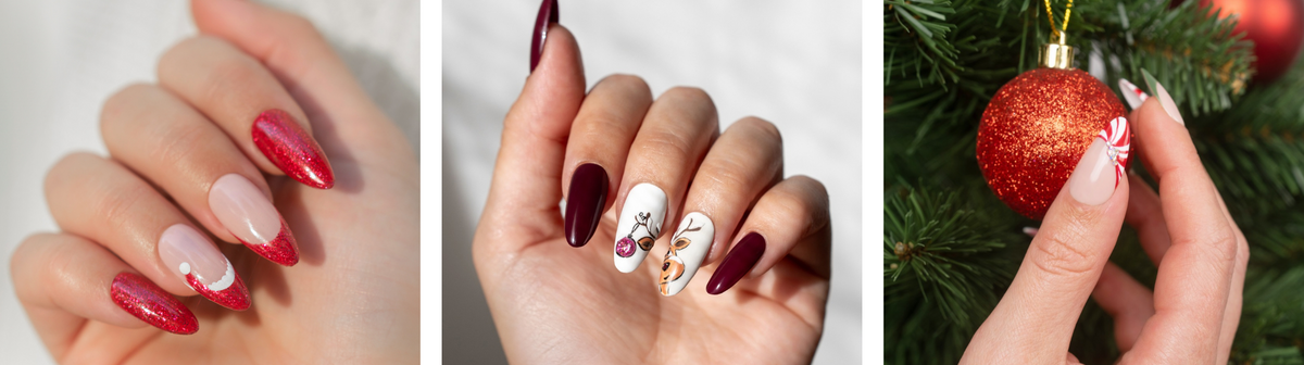 +60 ideas de uñas navideñas para lucir esta Navidad 2026
