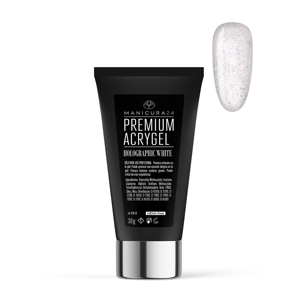 Premium Acrygel Holographic White
