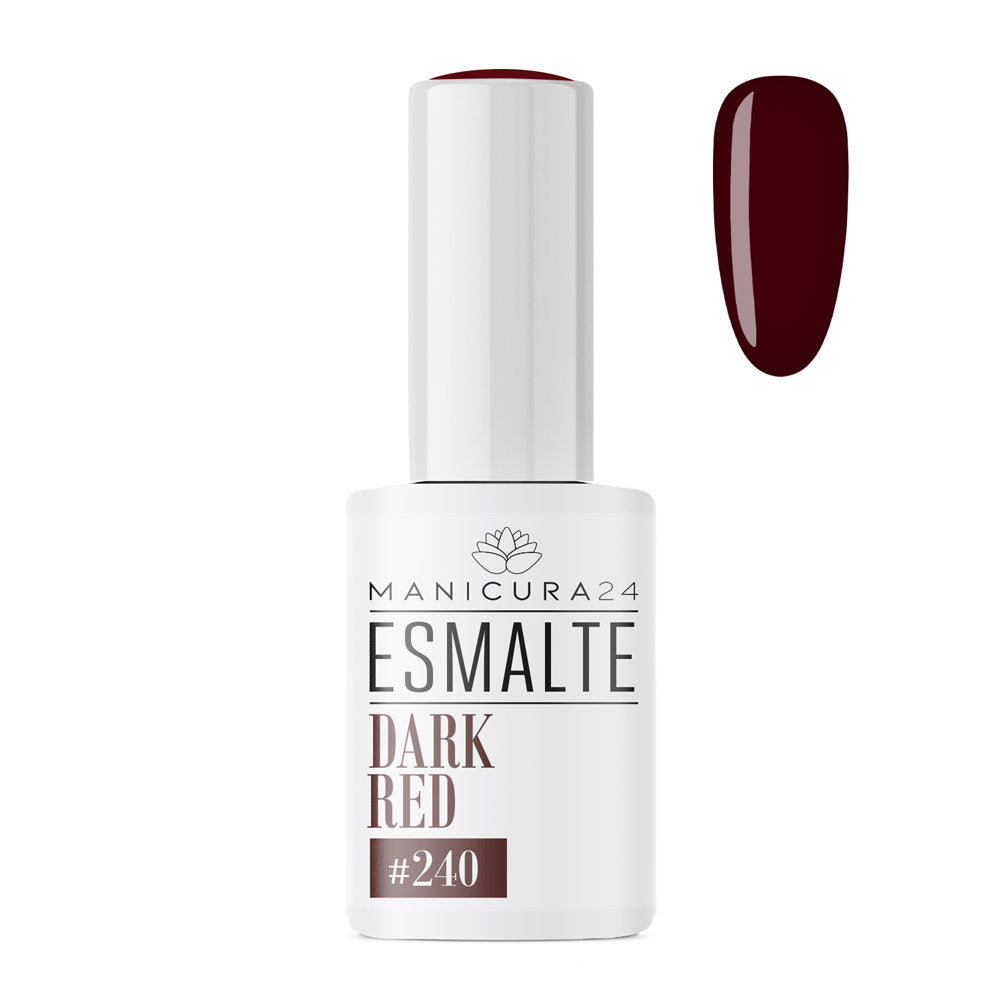 Esmalte semipermanente DARK RED #240