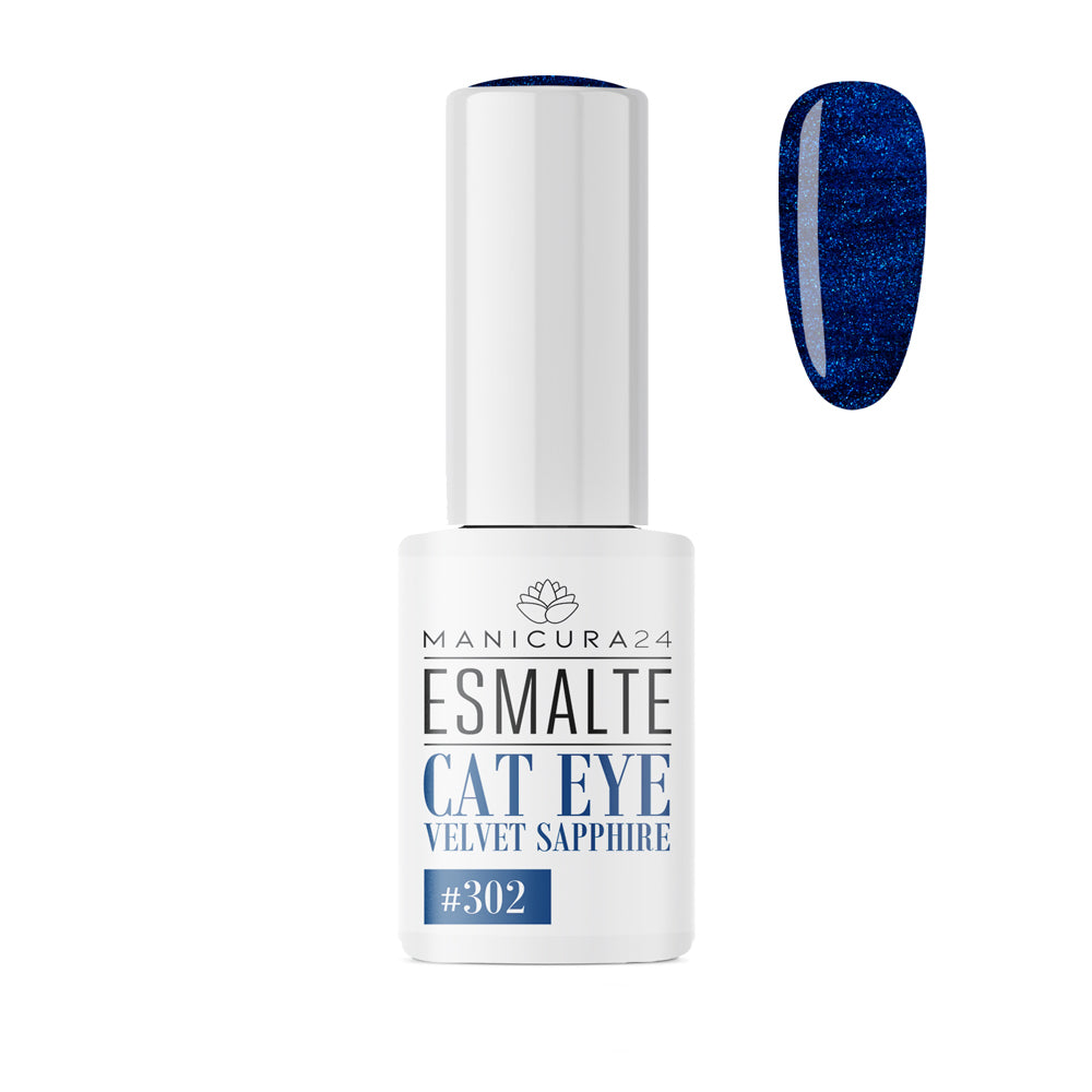 Esmalte semipermanente Cat Eye Velvet Sapphire #302