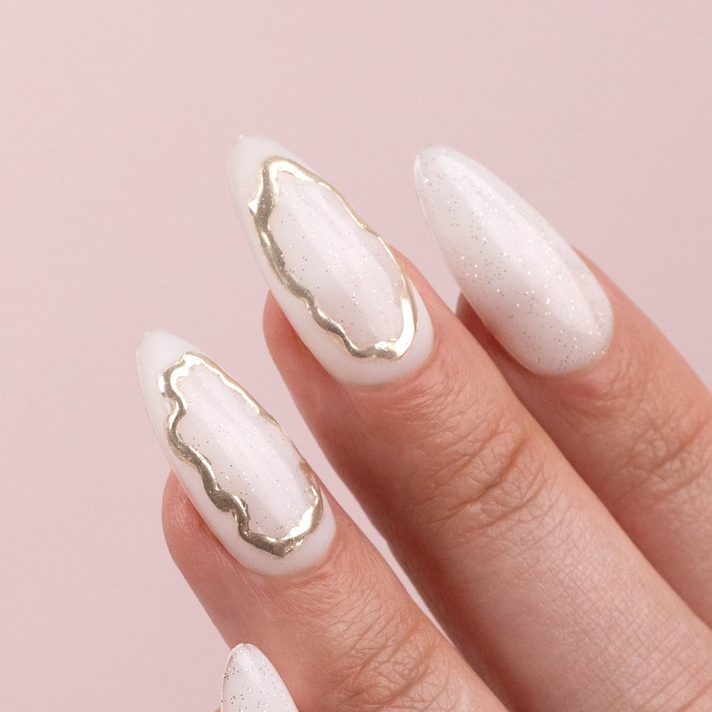 Top Coat Glitter Gold