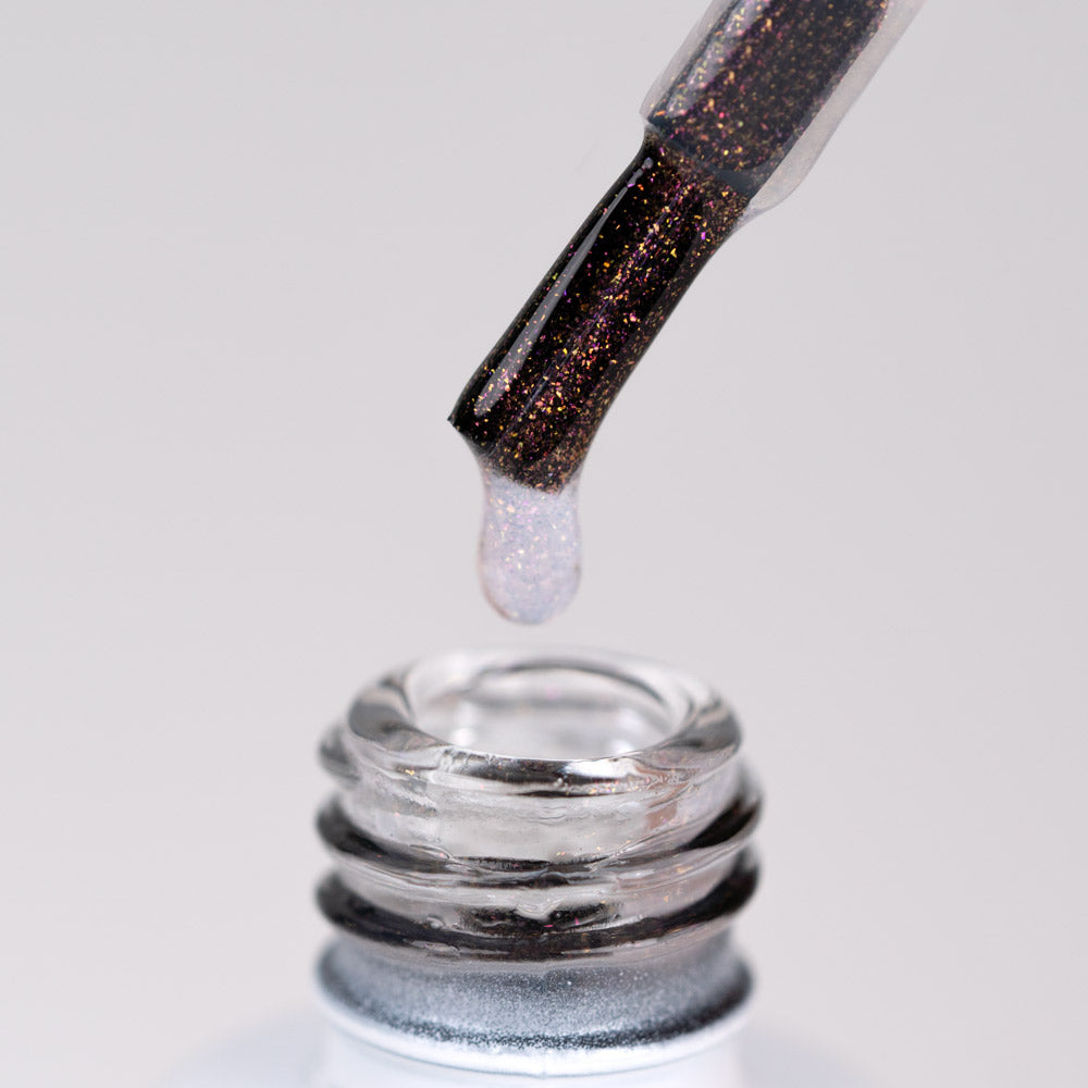 Top Coat Glitter Rose Gold