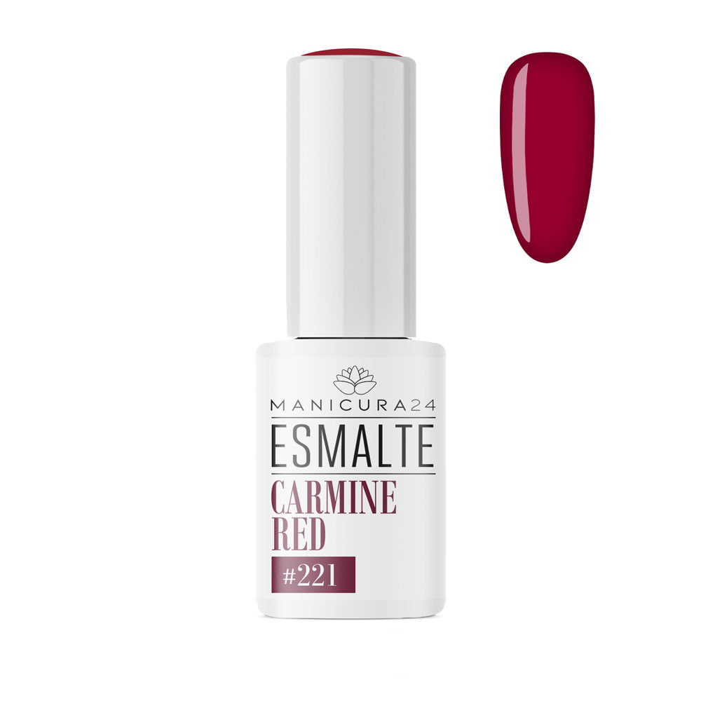 Esmalte semipermanente CARMINE RED #221