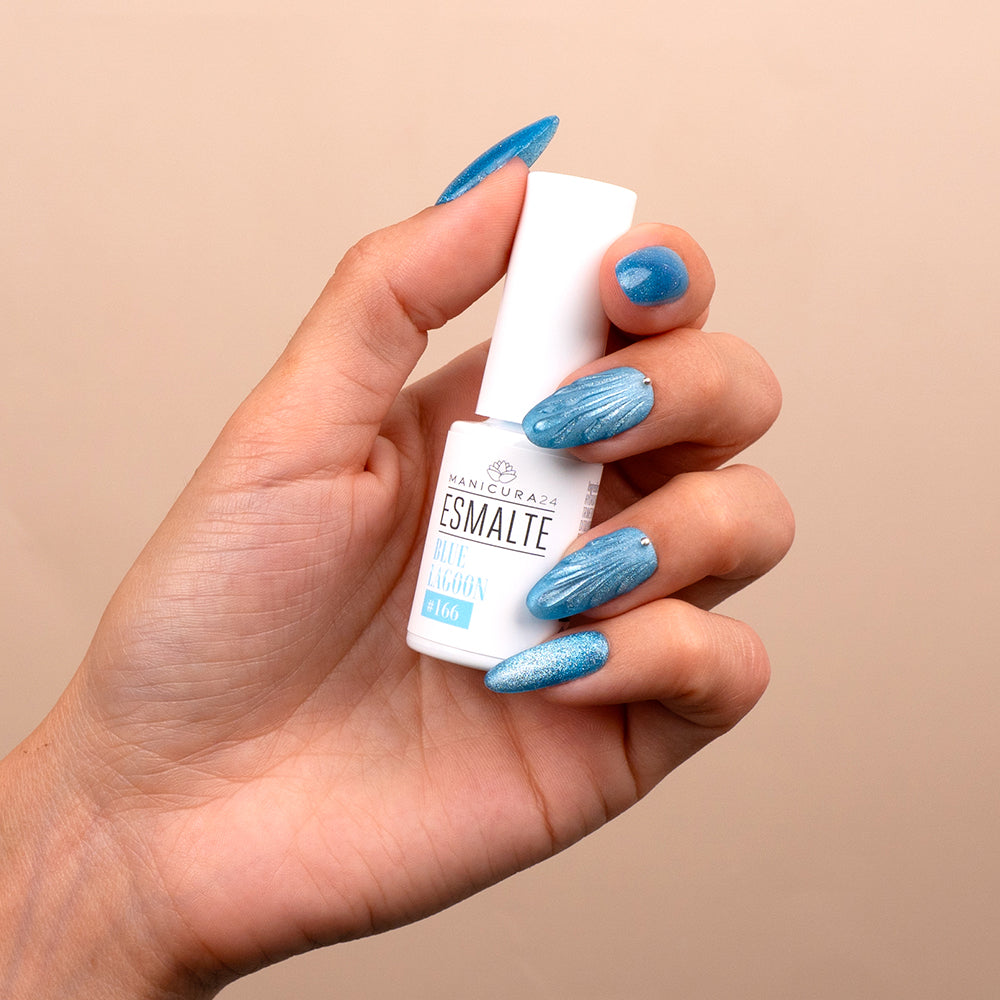 Esmalte semipermanente BLUE LAGOON #166