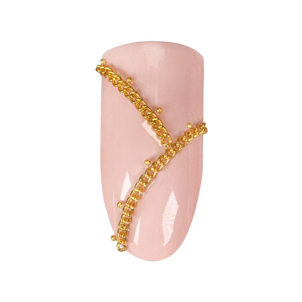 Nailart Chain - Cadena dorada (1 mm)