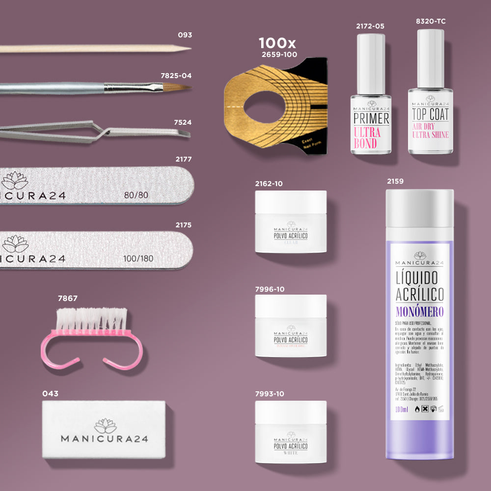 Kit principiante acrílico - Moldes