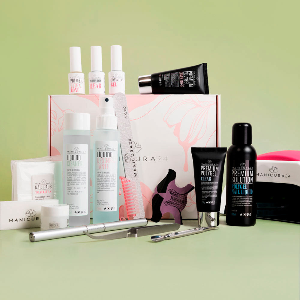 Kit profesional de Polygel - Moldes