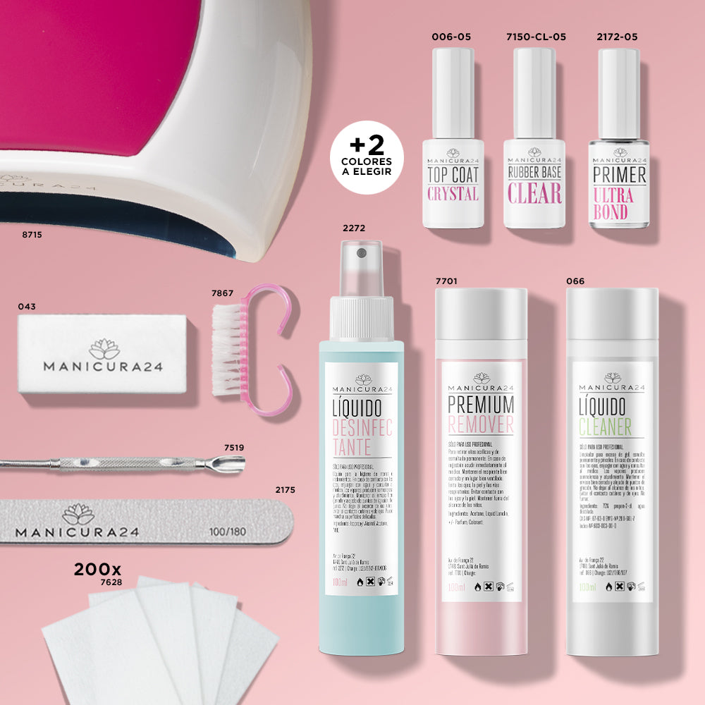 Kit profesional esmalte semipermanente - Lámpara 48W