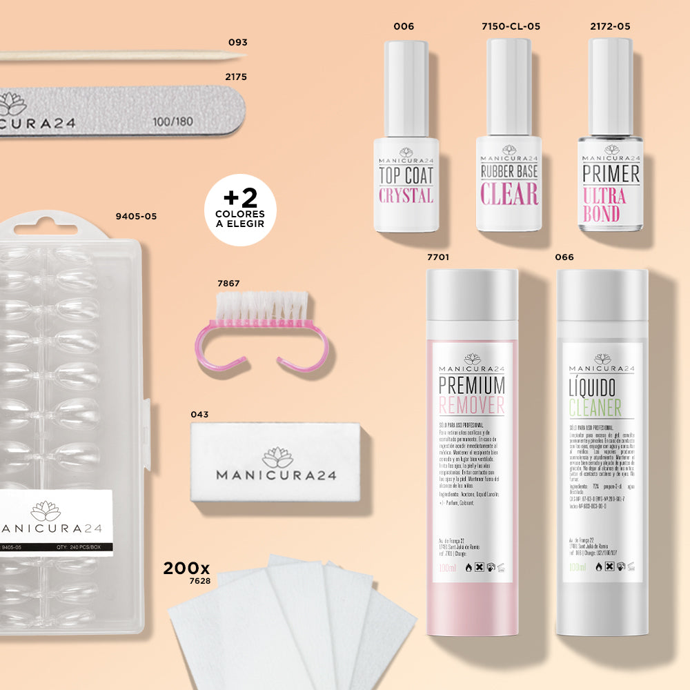 Kit principiante Soft Gel - Sin Lámpara