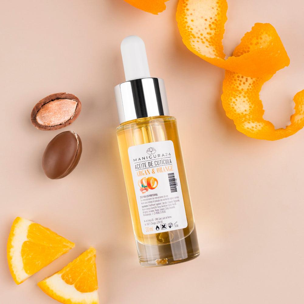 Aceite de cutícula ARGÁN Y NARANJA