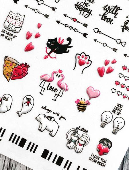 Stickers 3D al agua nr 59