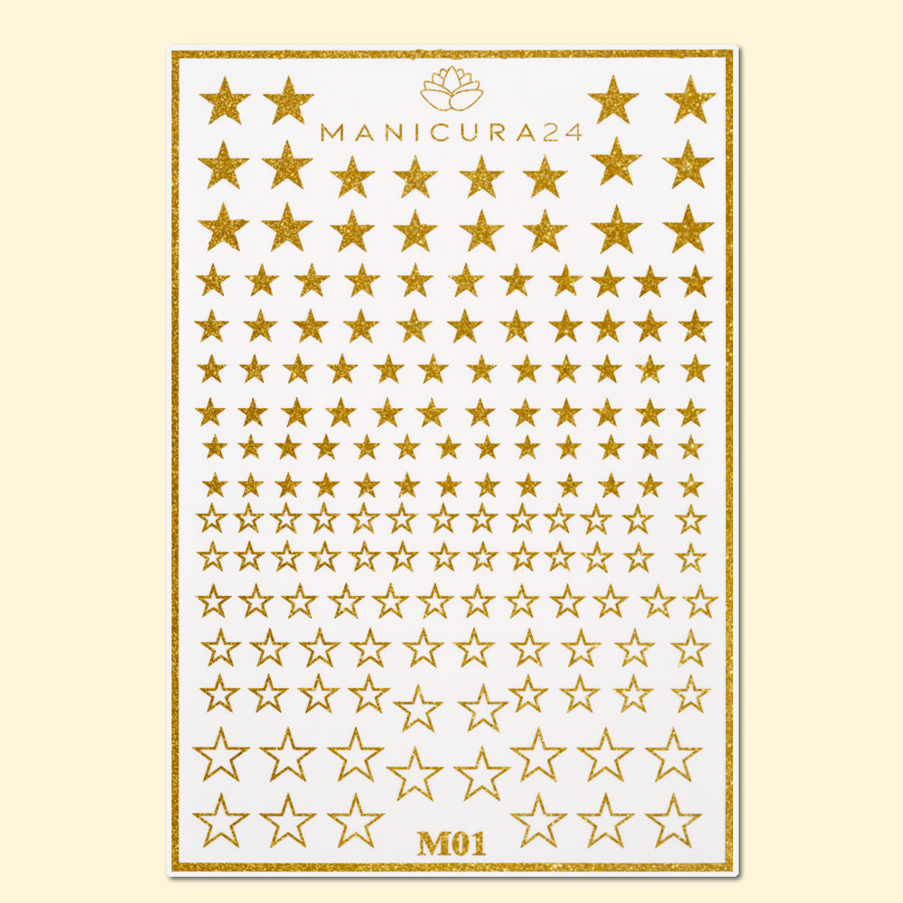Pegatinas al Agua - Golden Stars