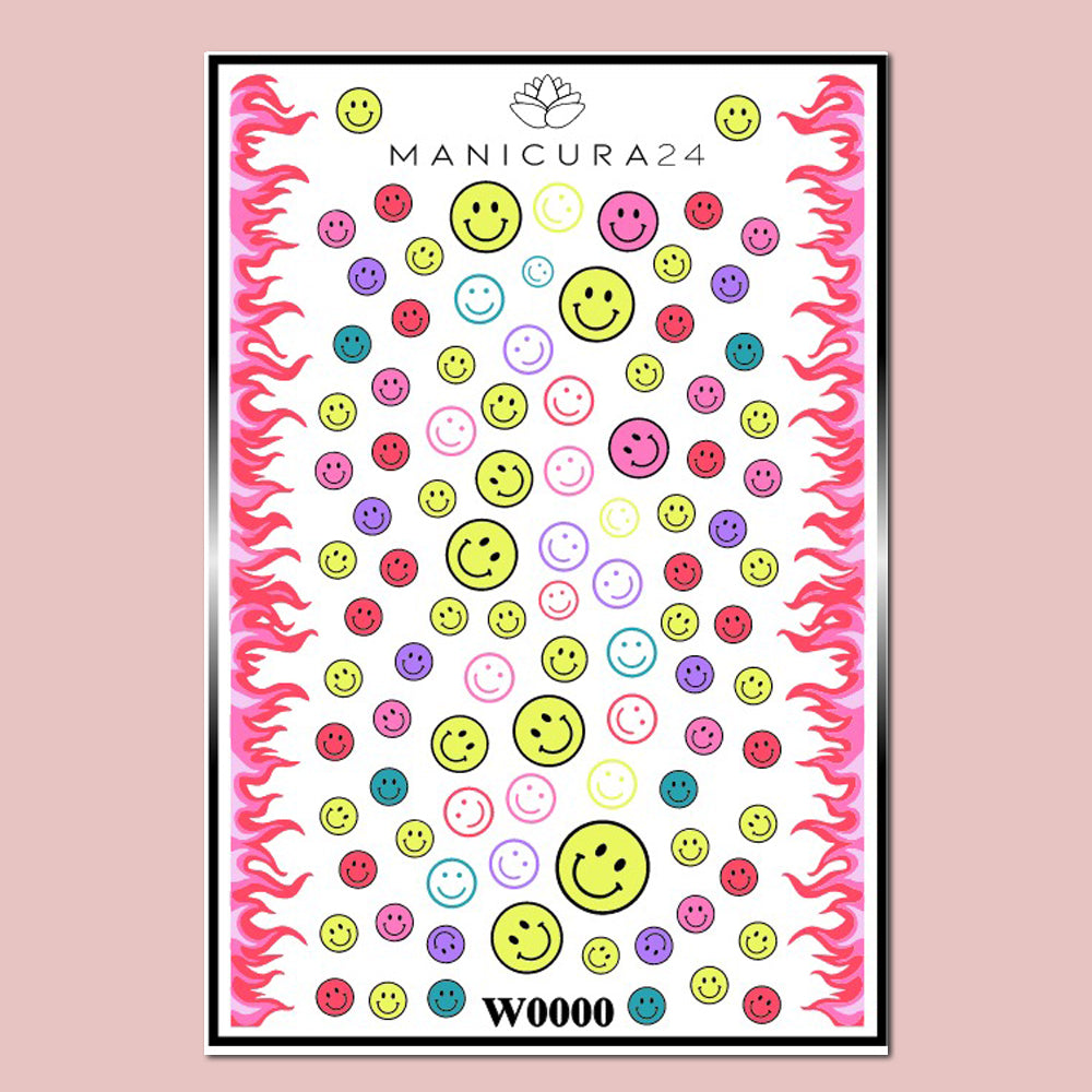 Pegatinas al Agua Smiley Fever