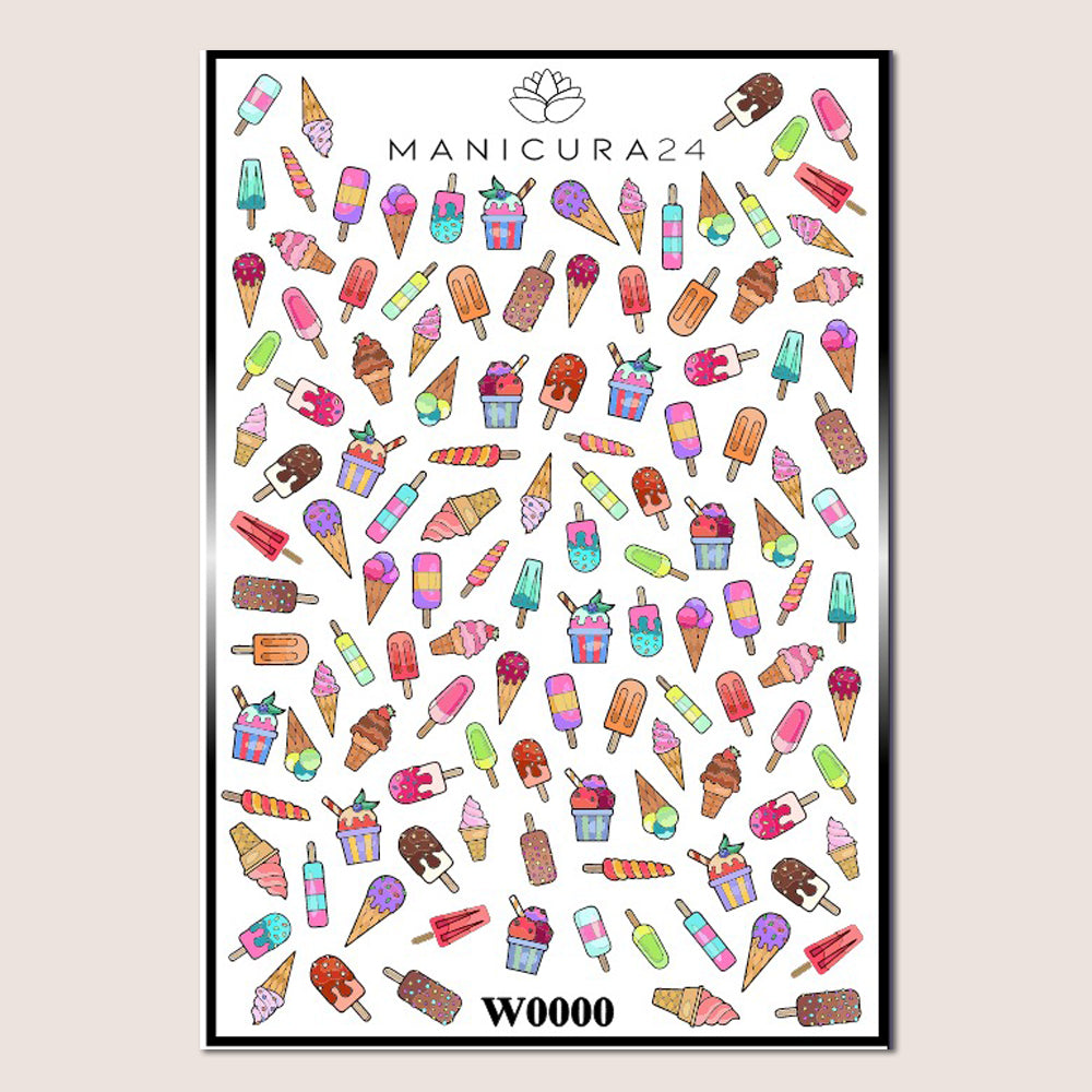 Pegatinas al Agua Ice Cream Club