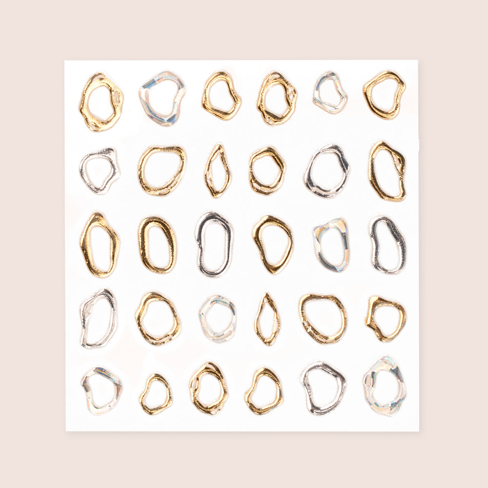 Nail Art 3D Sticker - Frame