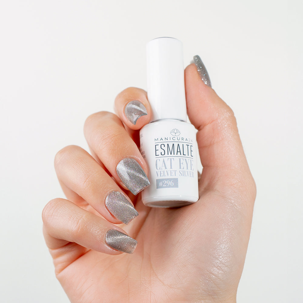 Esmalte Permanente Cat Eye Velvet Silver