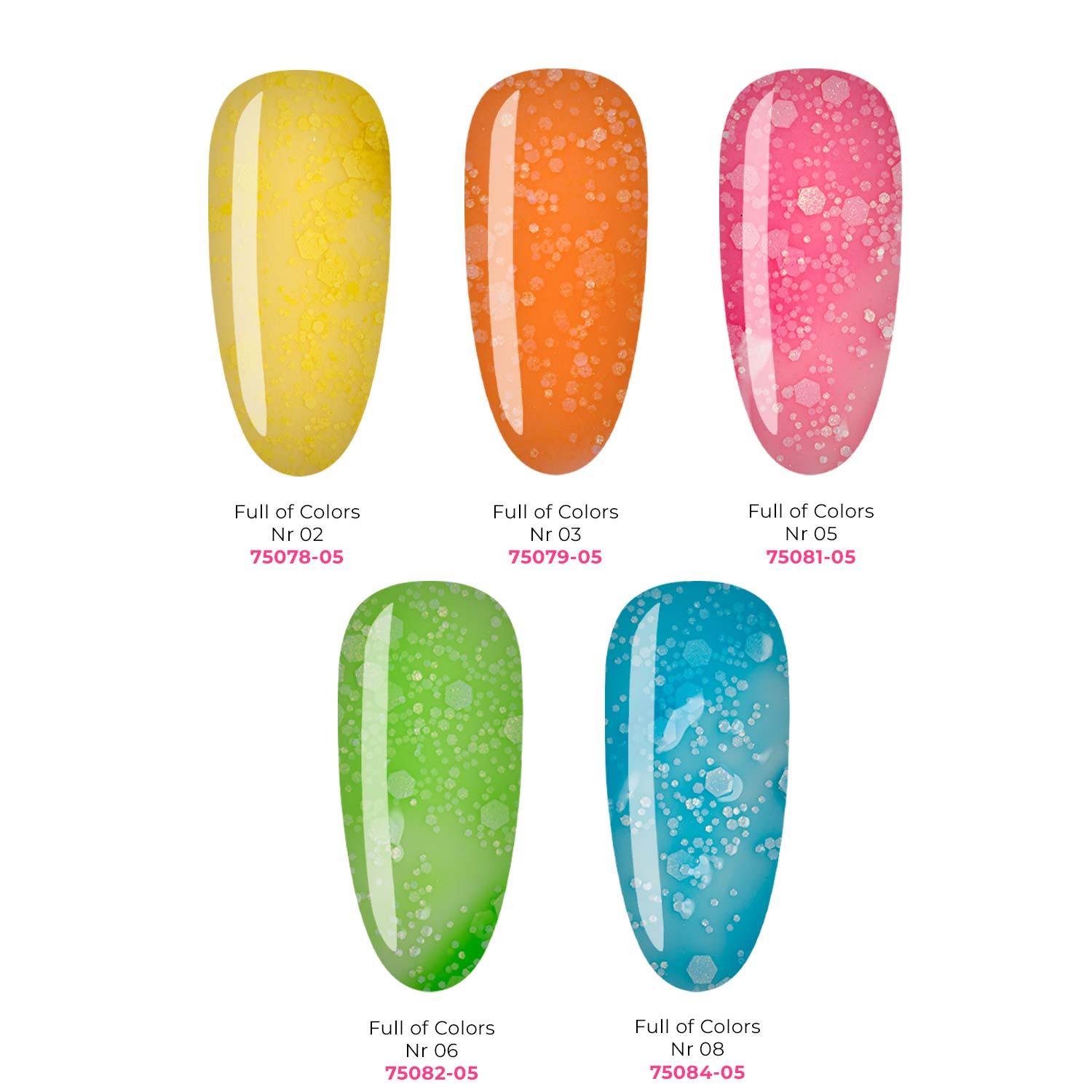 Pack esmaltes permanentes FULL OF COLORS COLLECTION